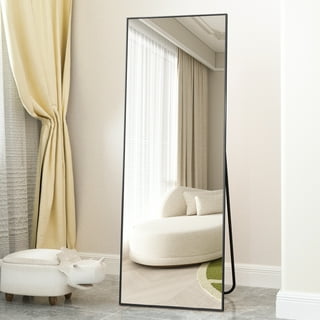 Full length store mirror spotlight