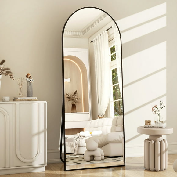 Black Arched Mirror