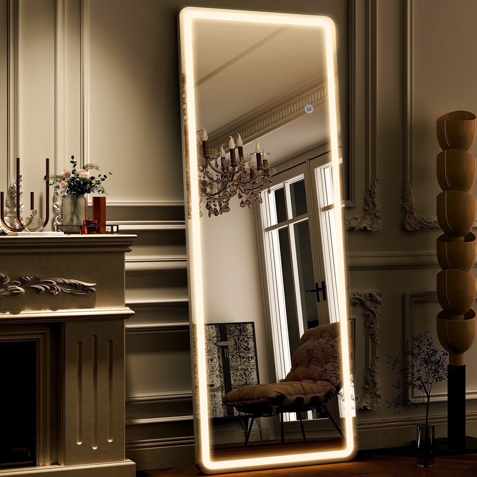 鏡 LADDER MIRROR Natural / IDEE ☆LADDER MIRROR Natural｜スタンドミラー｜IDEE SHOP Online