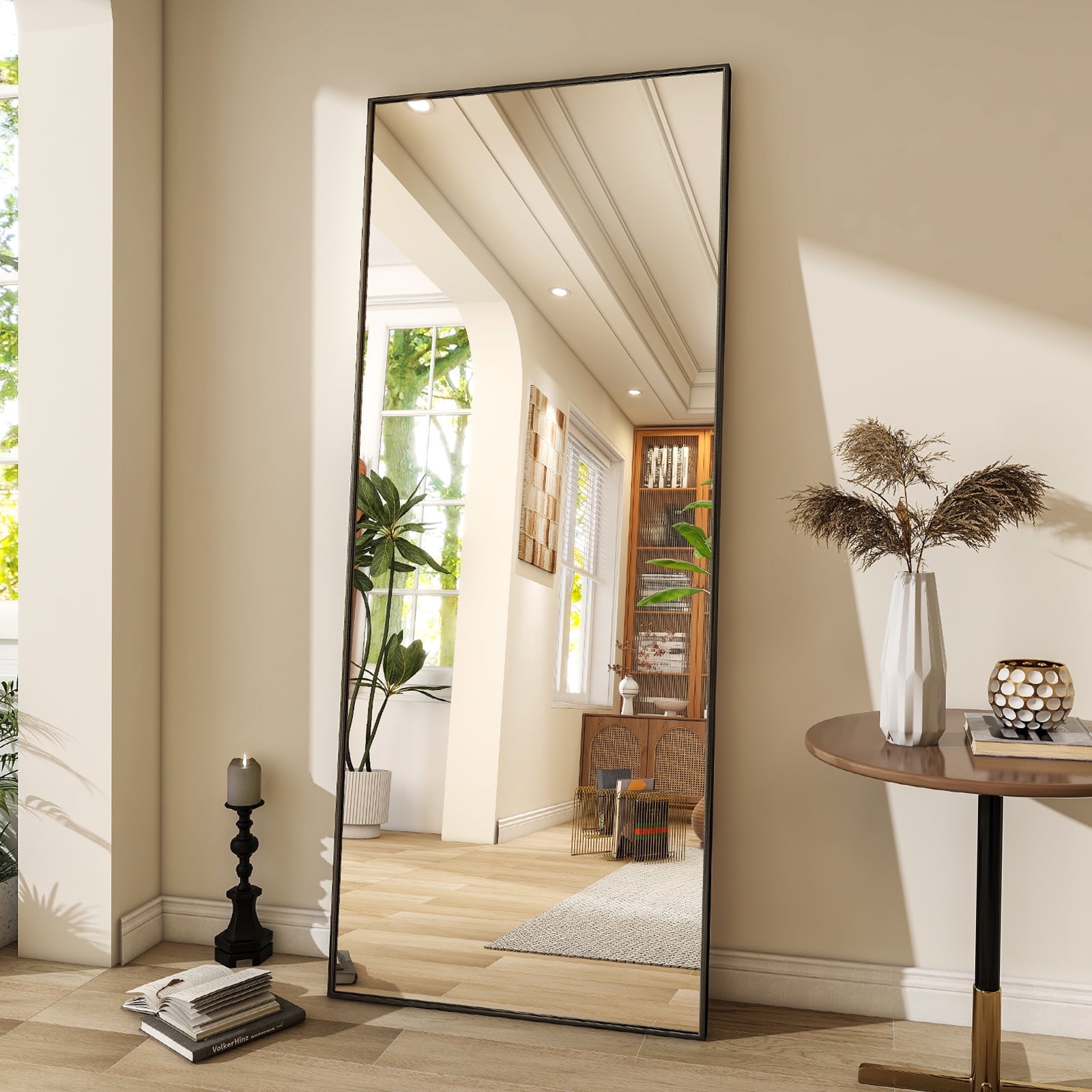 BEAUTYPEAK 71.1"x27" Full Length Mirror Oversized Rectangle Floor