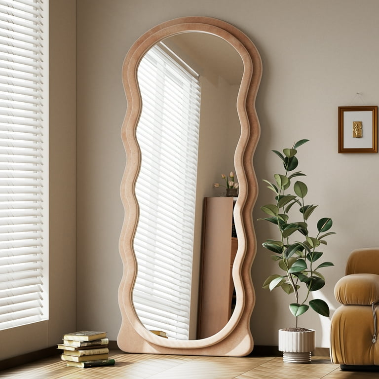 Wavy light mirror sale