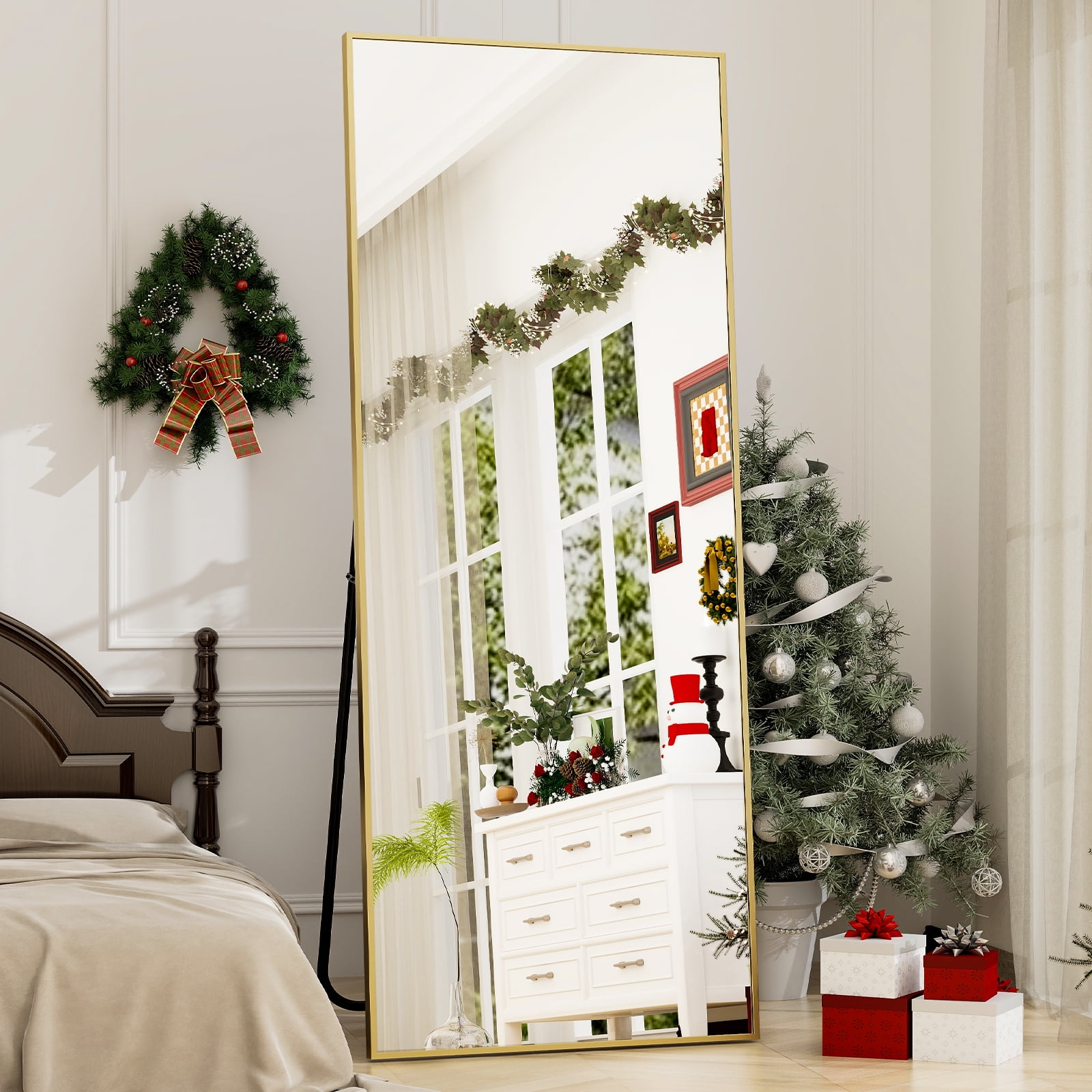 BEAUTYPEAK Full Length Mirror 64" x 21" Large Rectangle Floor Mirrors