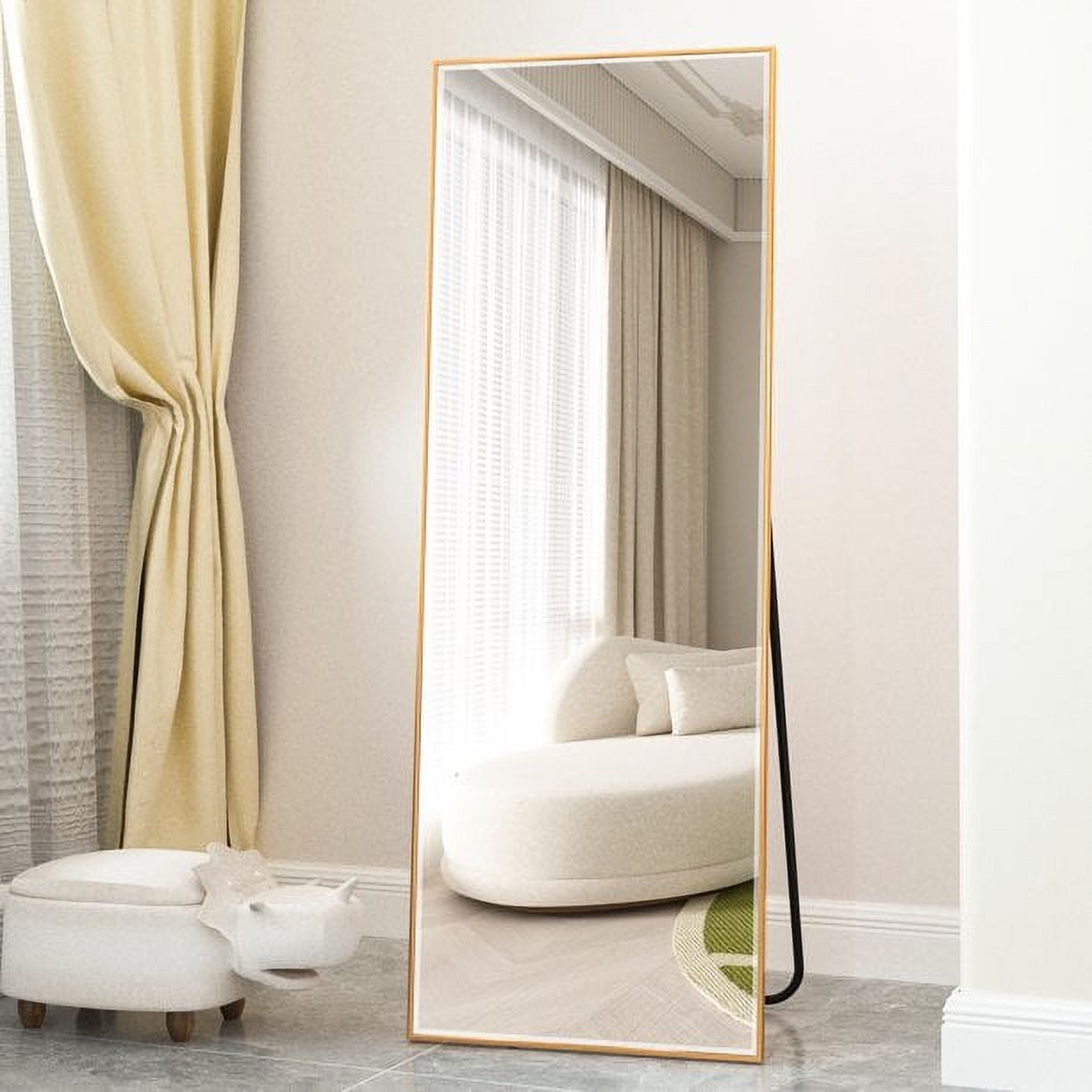 BEAUTYPEAK Full Length Mirror 64" x 21" Large Rectangle Floor Mirrors