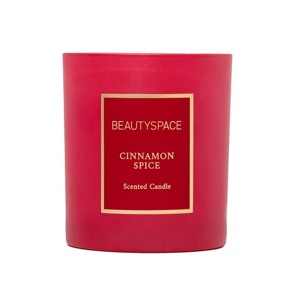 BEAUTYSPACE Cinnamon Spice Holiday Candle Gift, 200g