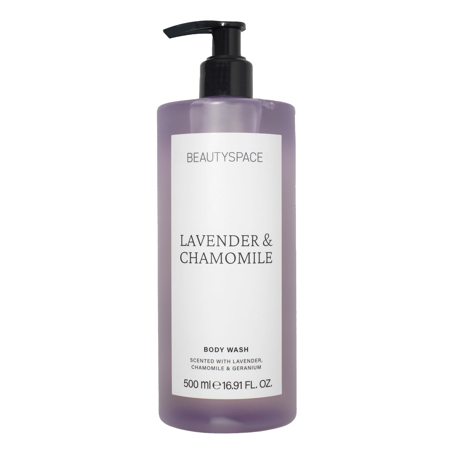 BEAUTYSPACE Lavender and Chamomile Body Wash, 500ml