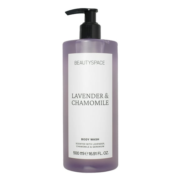 BEAUTYSPACE Lavender and Chamomile Body Wash, 500ml