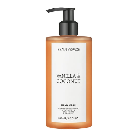BEAUTYSPACE Vanilla and Coconut Hand Wash, 11.8 oz
