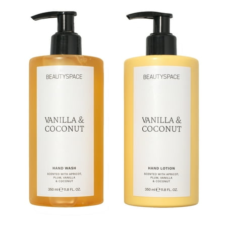 BEAUTYSPACE Vanilla and Coconut Hand Wash and Hand Lotion Duo