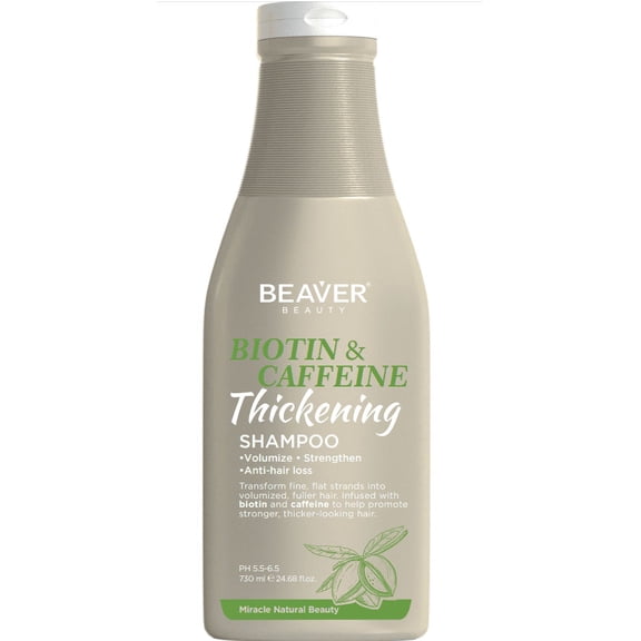 BEAVER BIOTIN & CAFFEINE THICKENING SHAMPOO 730ML