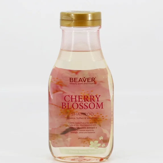 BEAVER Cherry Blossom Shampoo 350ML/Balance, Soften & Weigthless