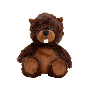 Warmies 9107877 Beaver Stuffed Animals, Brown