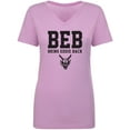 thumbnail image 1 of BEB Bring Eddie Back Womens V-Neck T-Shirt, 1 of 3
