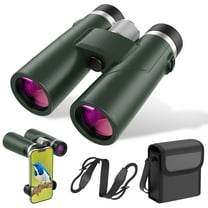 BEBANG 10x42 HD Binoculars for Adults High Powered, Large View Binoculars with Clear Low Light Vision-Binoculars for Bird Watching Travel