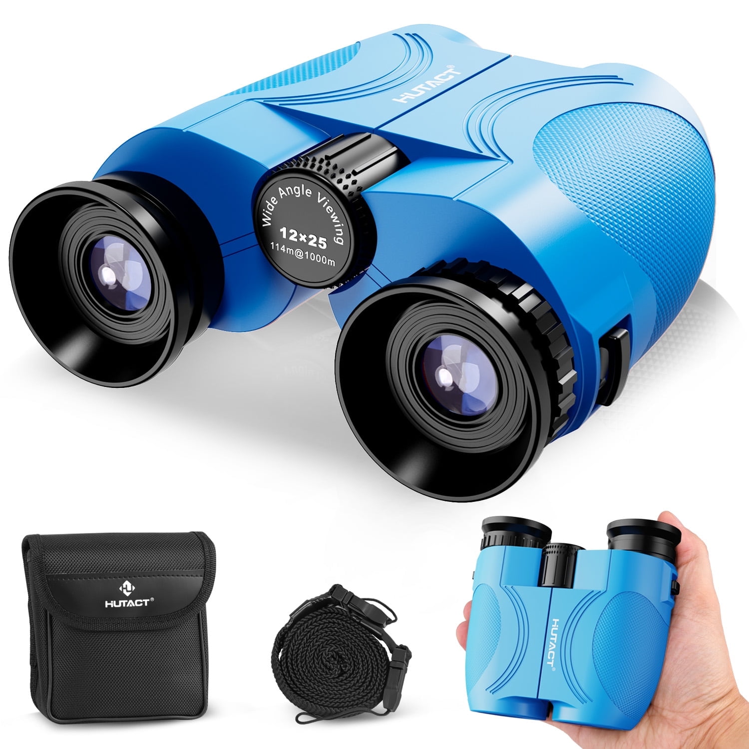 BEBANG 12x25 Kids Binoculars,FMC,BAK4, Small Compact Binoculars for Bird Watching Camping Sports