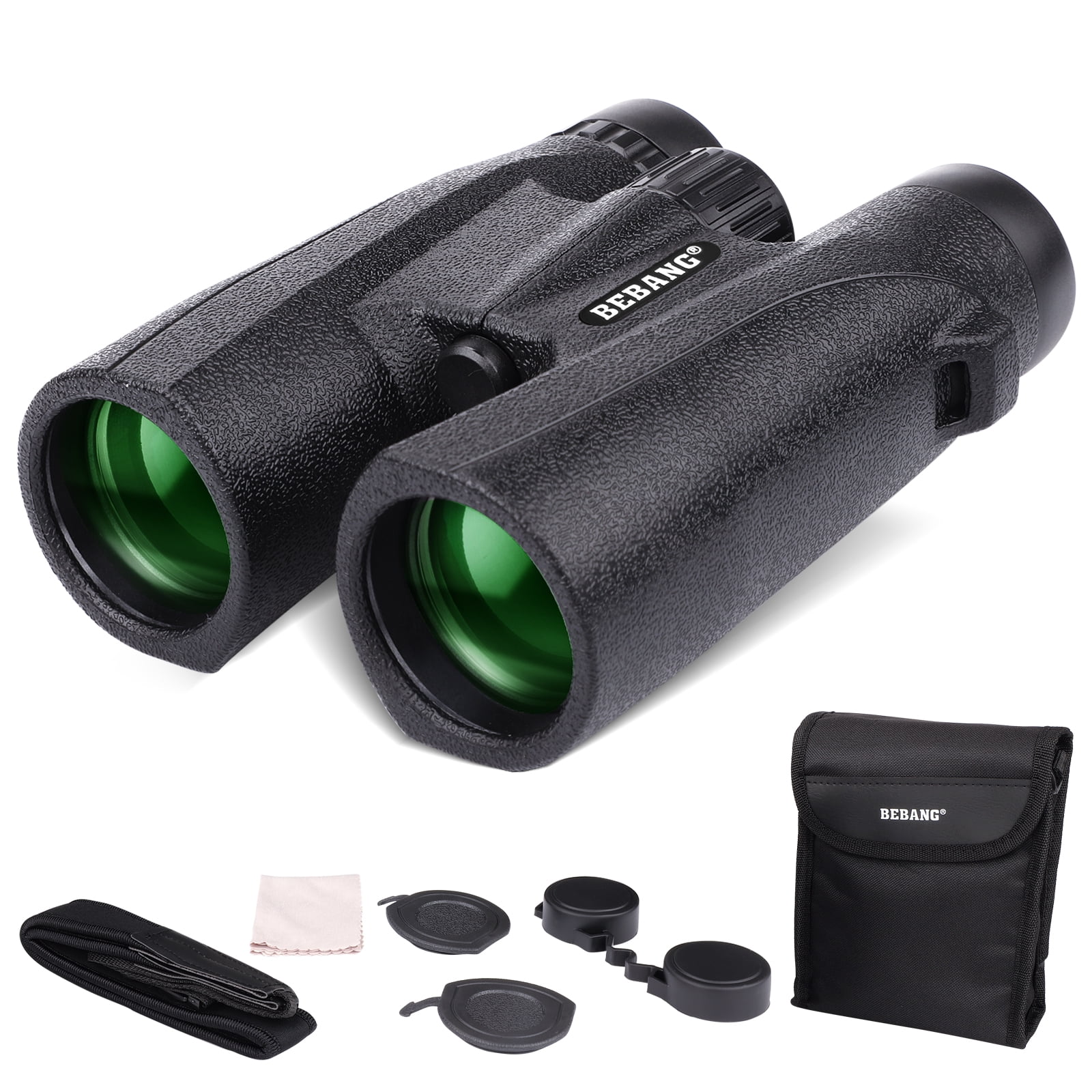 BEBANG 12x42 Binoculars for Adults, FMC Lens, HD Optics Binoculars for