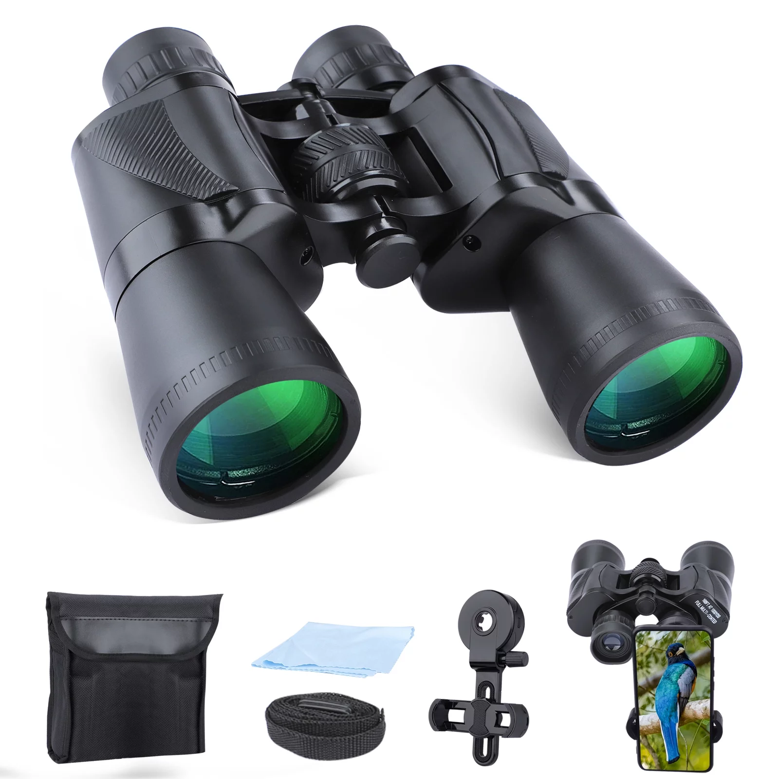 BEBANG B5003 20X50 Binoculars for Adults, HD Waterproof Binoculars for