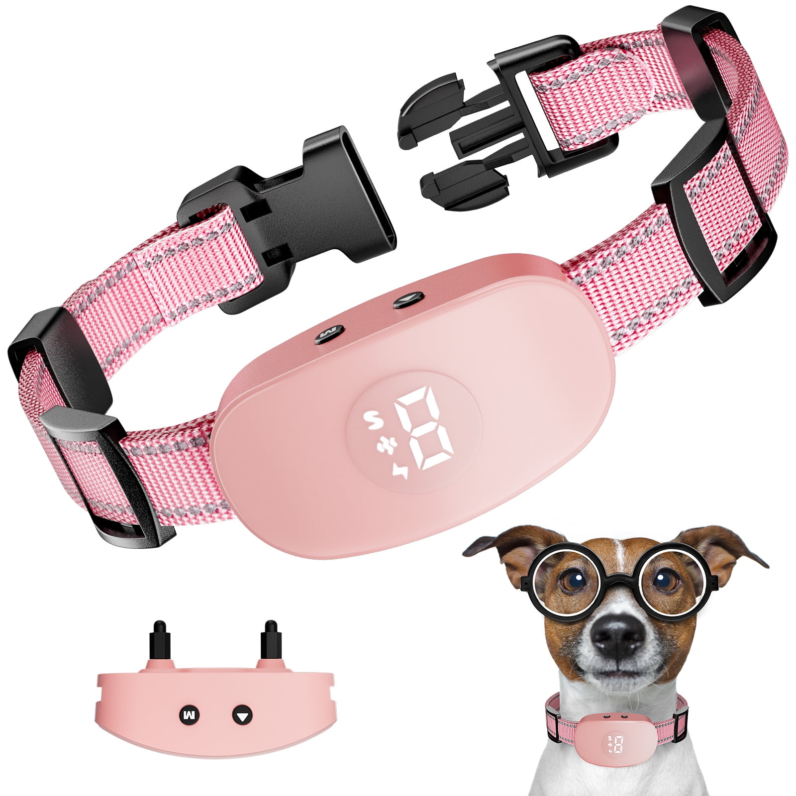 BEBANG Bark Collar for Dogs, 3 Modes Beep Vibrate Shock, Dog Shock