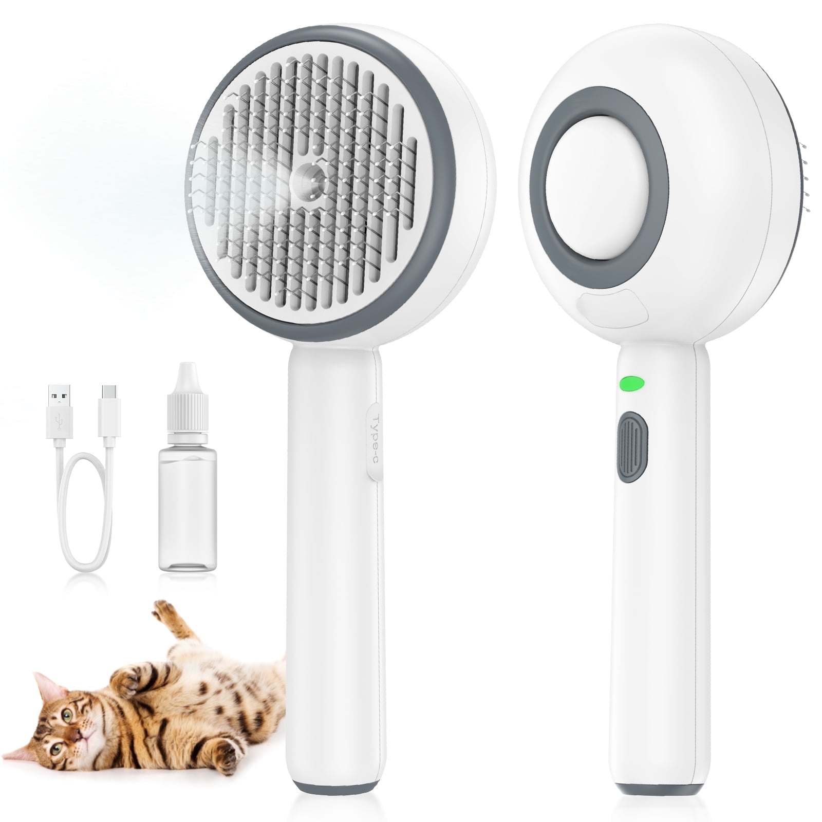 Walmart exclusive discounts  Walmart Black Friday Deals 2025 - BEBANG Cat Steam Brush 3 in 1, One-Click Hair Removal Brush with Steam for Cats and Dogs