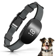 BEBANG Adjustable Waterproof Bark Collar with USB Charging, Black