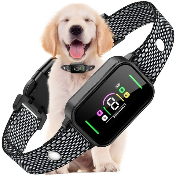 BEBANG Dog Bark Collar, 7 Modes Bark Shock Collar for Small Medium Large Dogs, Bark Device with 8 Adjustable Sensitivity