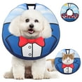 thumbnail image 1 of BEBANG Pet Recovery Cone, Comfy Inflatable Dog Collars after Surgery, Adjustable Soft Dog Cone, Not Block Vision(S)), 1 of 8