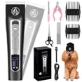 thumbnail image 1 of BEBANG Dog Grooming Clippers, Dog Trimmers Clippers for Thick Heavy Coats, Rechargeable High Power Hair Shaver Clippers for Dogs Cats, 1 of 8