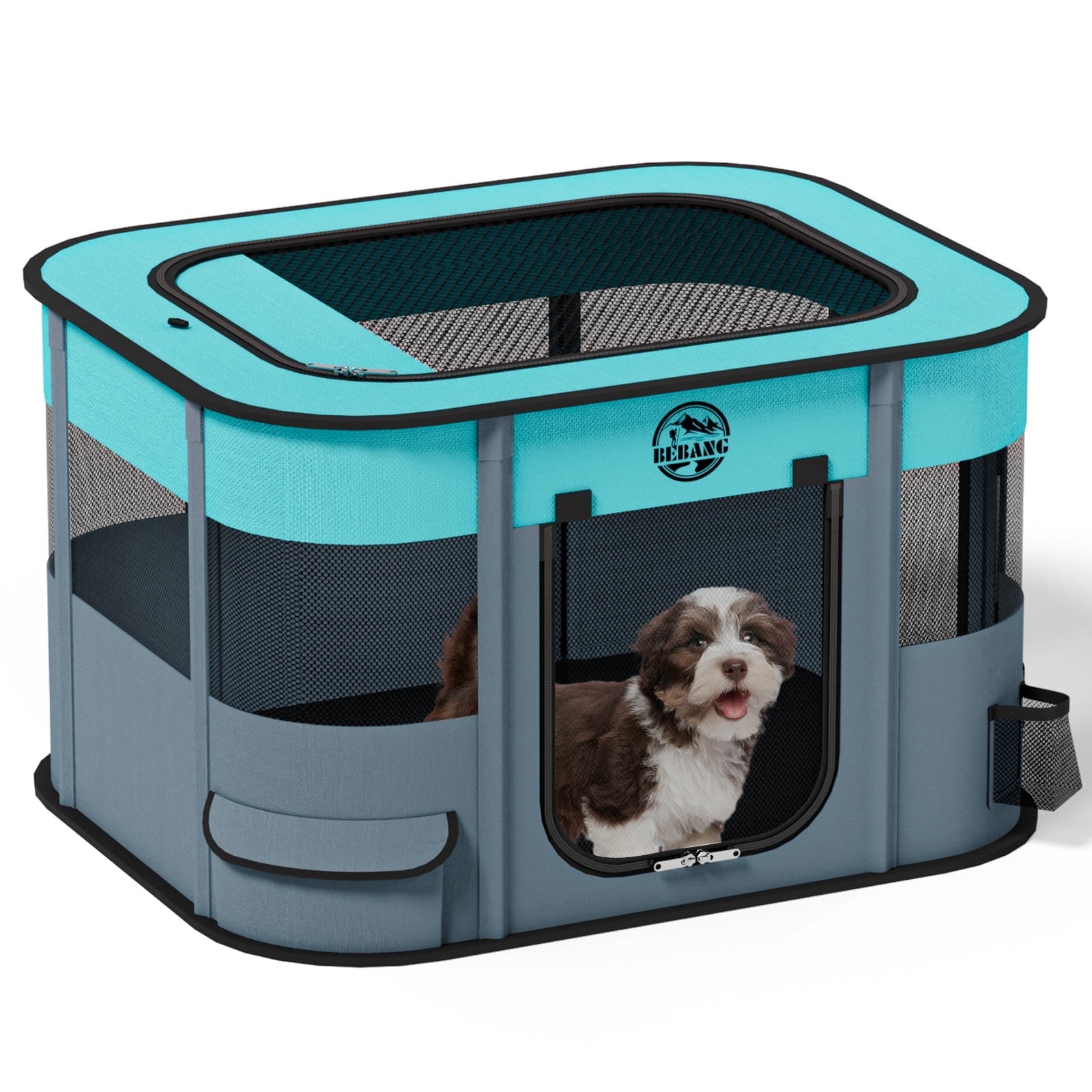 Illustration of Dog Crate That Converts To A Dog Bed And Playpen