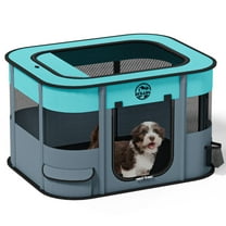 BEBANG Dog Playpen, Pet Playpen for Indoors Outdoor for Small Dogs, Portable Pet Crate Kennel House for Cats Rabbit Kitten(M)