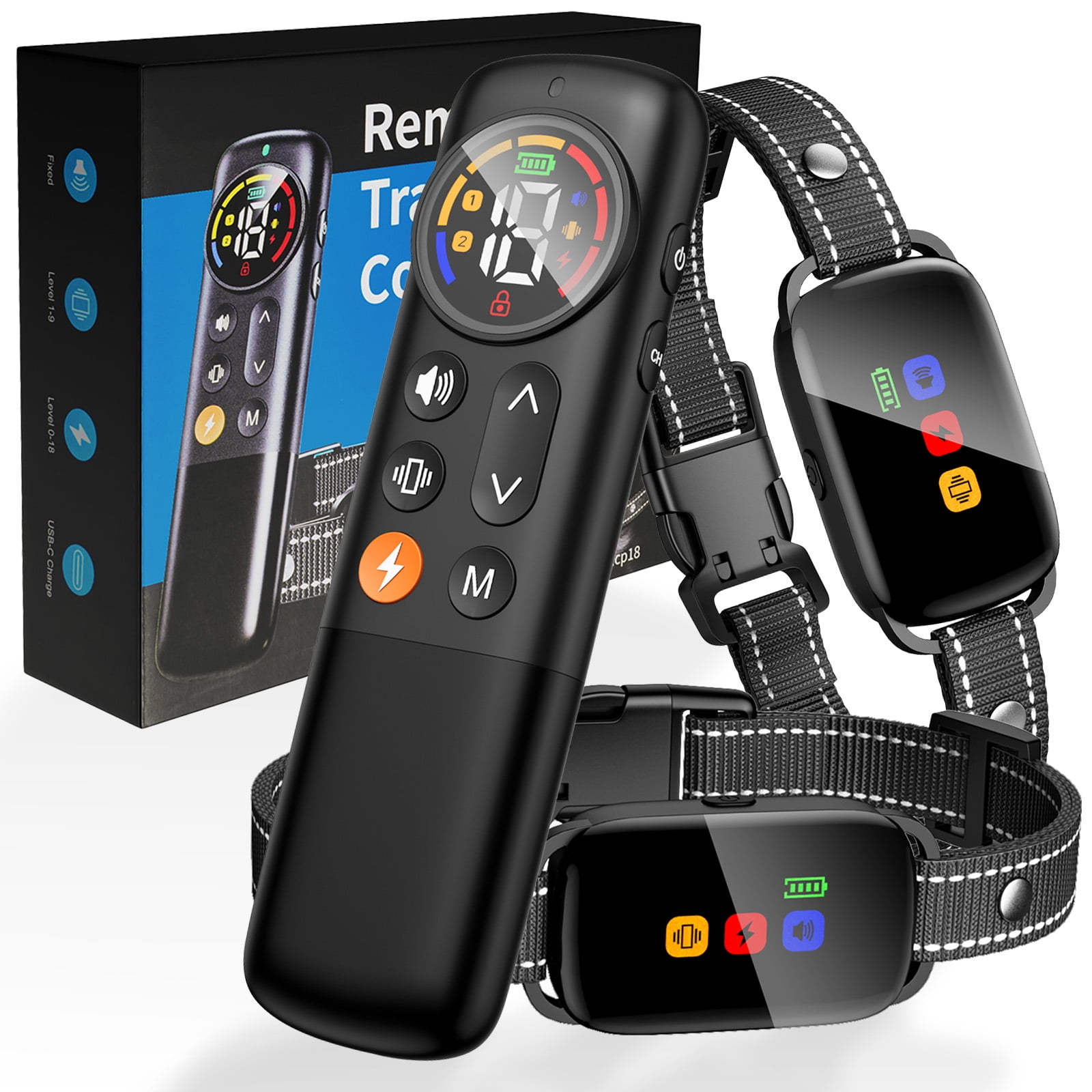 BEBANG Training Collar, 2-Dog, 3 Modes, Rechargeab