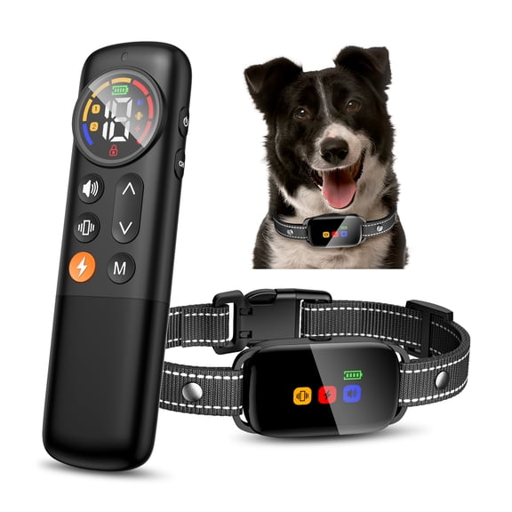 BEBANG Dog Training Collar with Remote, Waterproof Shock Collar,  3 Training Modes for Large Medium Small Dogs, Security Lock