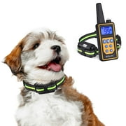 BEBANG Dog Training Collars, Dog Shock Collar with Remote 2600 feet, 3 Modes Beep Vibration Shock,Waterproof, LED Light, USB Charging, Dog Bark Collar for Small