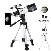 BEBANG Telescope for Adults Astronomy, 70mm Professional Refractor Telescope for Kids Beginners Adults
