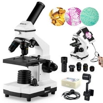 BEBANG WR-855 100X-2000X Microscope for Kids Adult with Slides Set