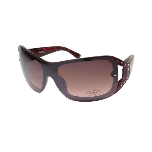 BEBE BBOP1016CE SUNGLASSES RHINESTONES ON TEMPLES 100% UV RAYS PROTECTION MODERN