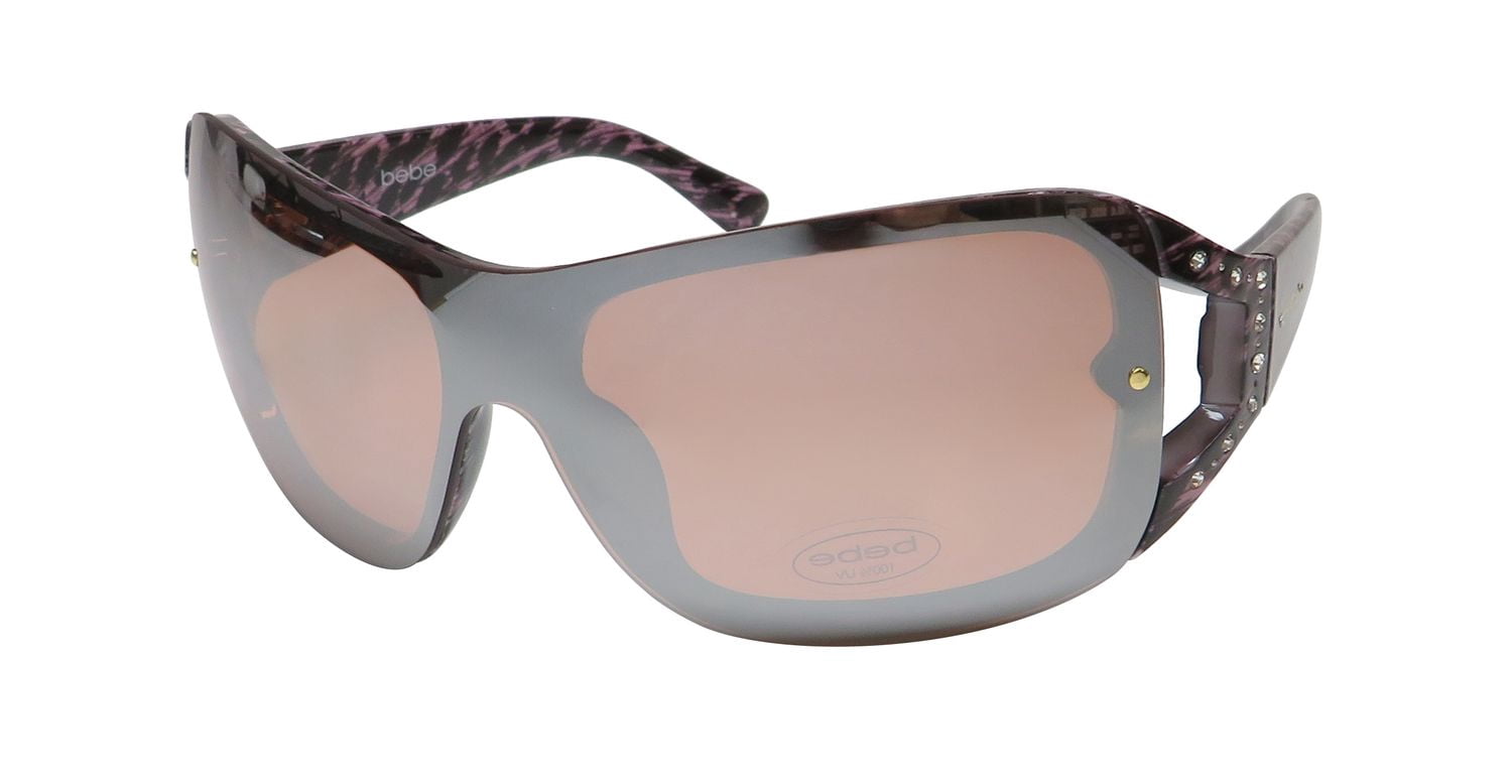 BEBE BBOP1016CE SUNGLASSES RHINESTONES ON TEMPLES 100% UV RAYS ...