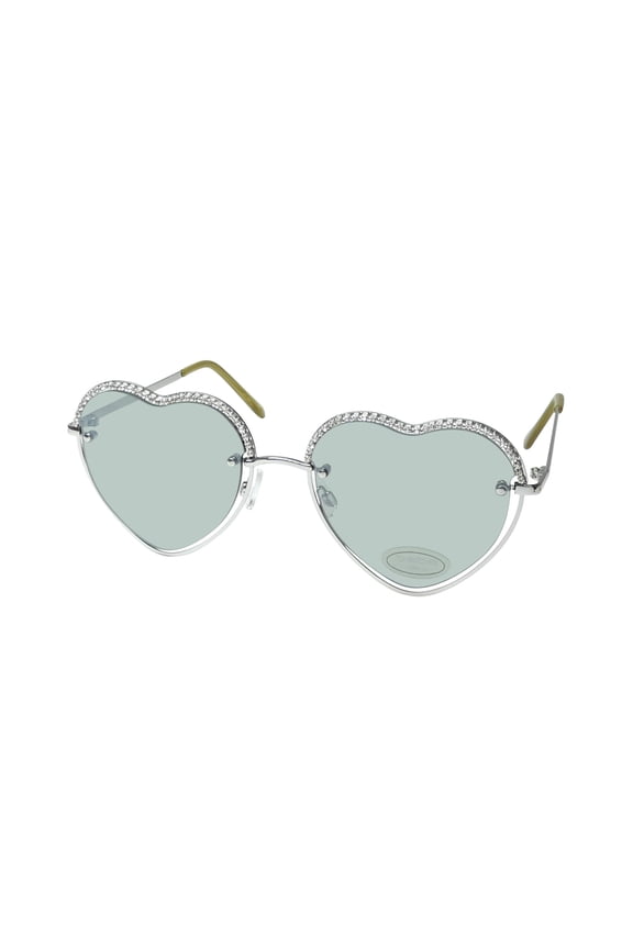 BBOP1030 SUNGLASSES HEART SHAPED LENSES PERFECT GIFT FOR VALENTINES LOVE