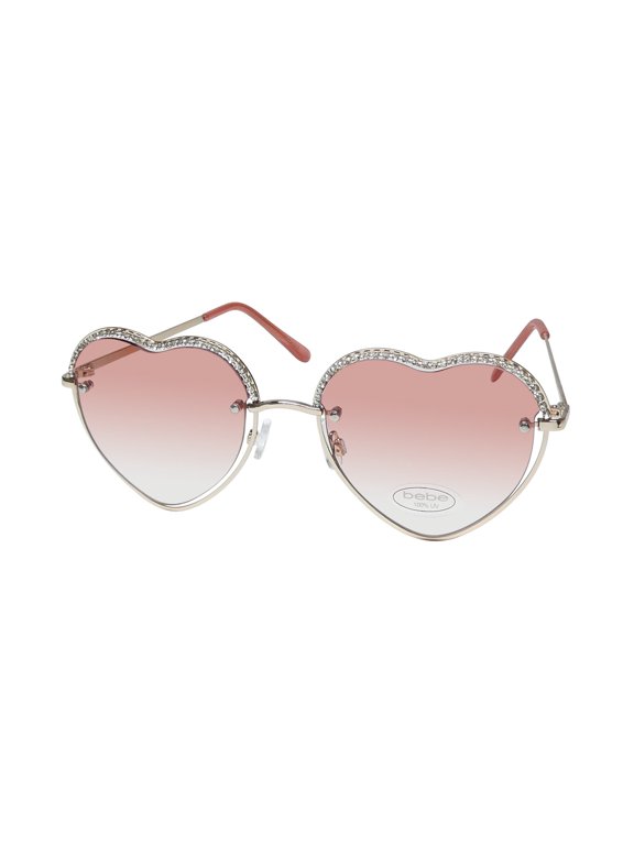 BBOP1030 SUNGLASSES HEART SHAPED LENSES PERFECT GIFT FOR VALENTINES LOVE