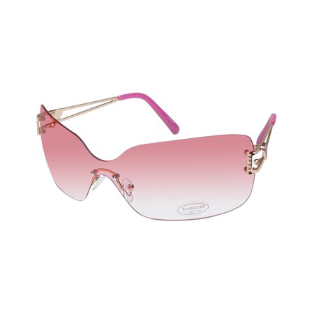 BEBE BBOP1031 SUNGLASSES 100% UV RAYS PROTECTION CRYSTALS/BLING ON TEMPLES CUTE