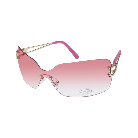 BEBE BBOP1031 SUNGLASSES 100% UV RAYS PROTECTION CRYSTALS/BLING ON TEMPLES CUTE