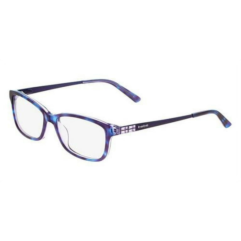 BEBE Eyeglasses BB5084 518 Plum Tortoise 52MM Walmart
