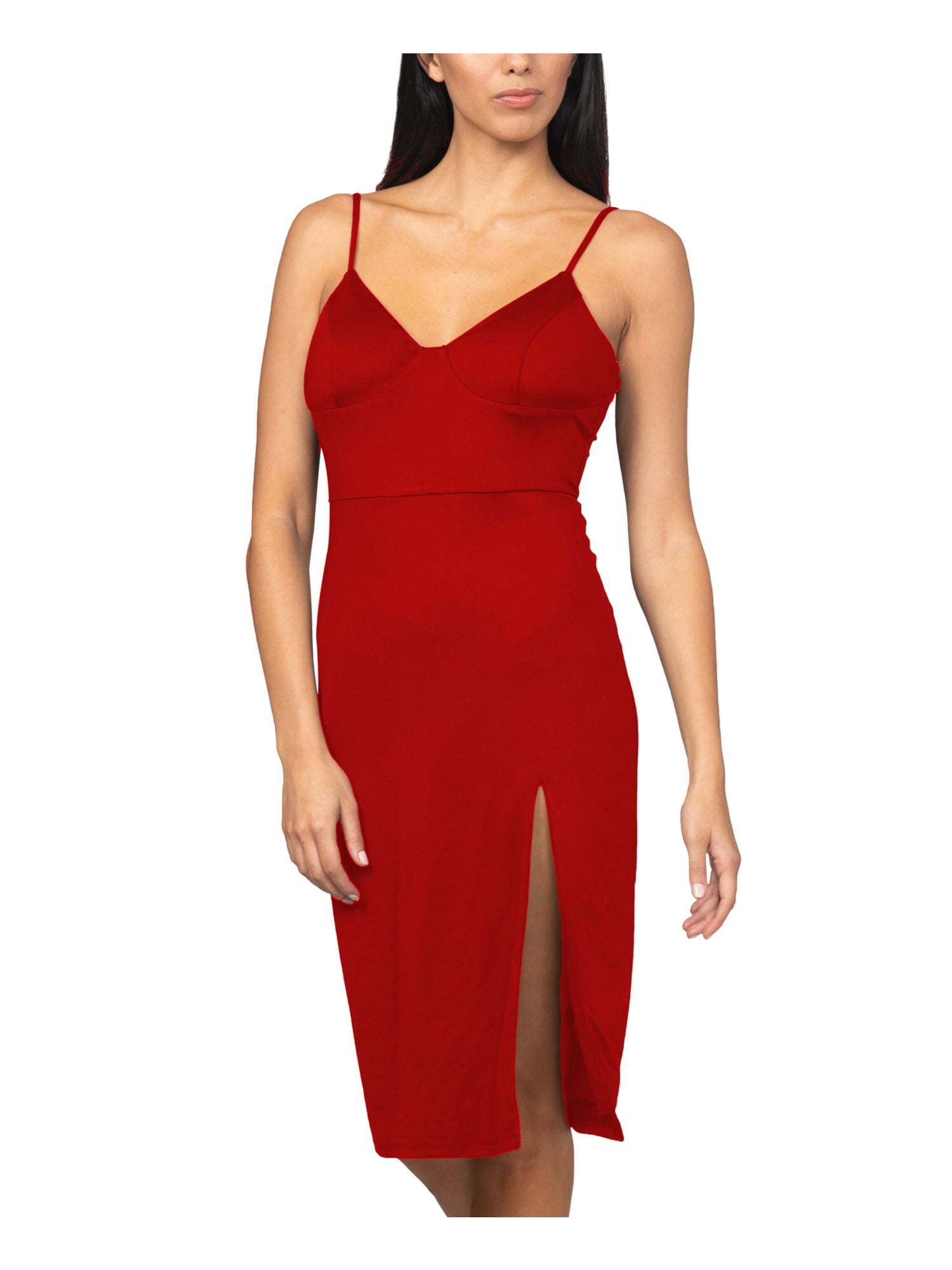 Bebe red best sale bodycon dress