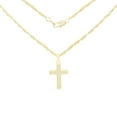 thumbnail image 1 of BEBERLINI Women Cross CZ Pendant Necklace Set 14K Gold Filled Rope Chain Jewelry 20", 1 of 7