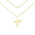 thumbnail image 1 of BEBERLINI Women Guardian Angel Pendant Necklace Set 14K Gold Filled Rope Chain Jewelry 24", 1 of 7