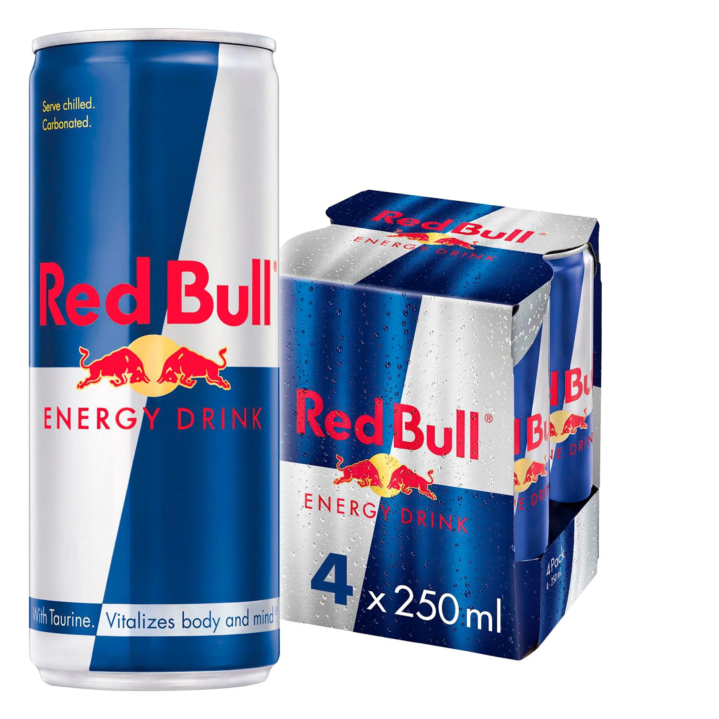 Red Bull Energy Drink 4 X 250Ml, Imported from Britain