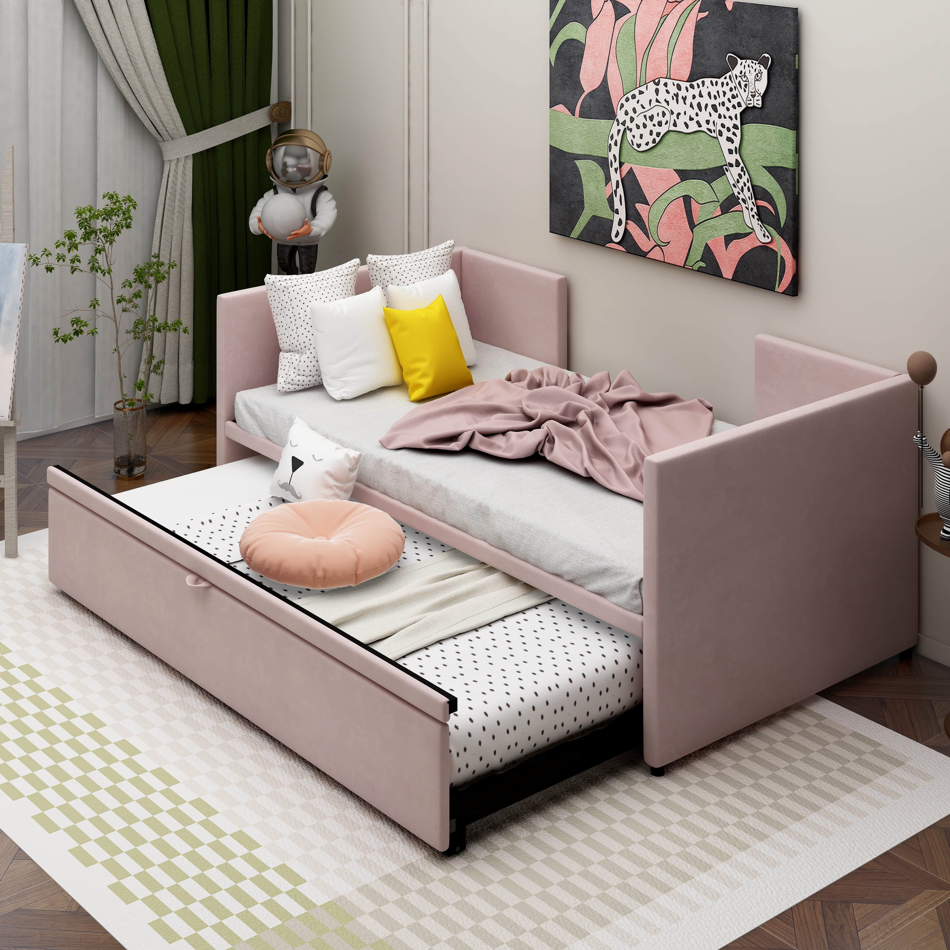 Twin Daybed Trundle Pop Up