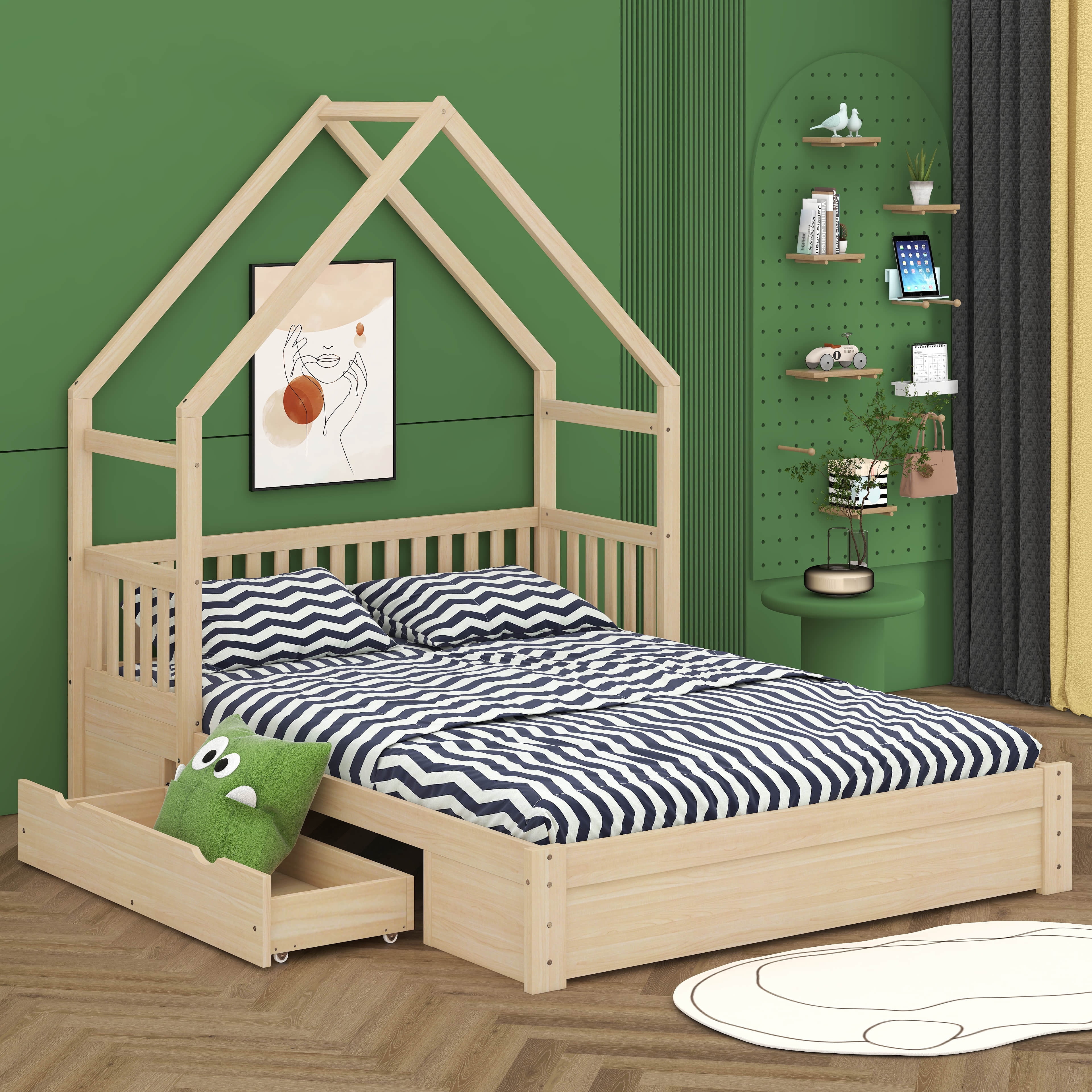 ACME Furniture Spring Cottage Full Bed, Kids House Style