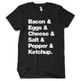 thumbnail image 1 of BEC SPK Bacon Egg & Cheese Sandwich T-Shirt, New York Deli Breakfast, Heather Royal 3XL, 1 of 2