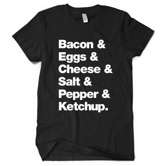 BEC SPK Bacon Egg & Cheese Sandwich T-Shirt, New York Deli Breakfast, Navy Medium