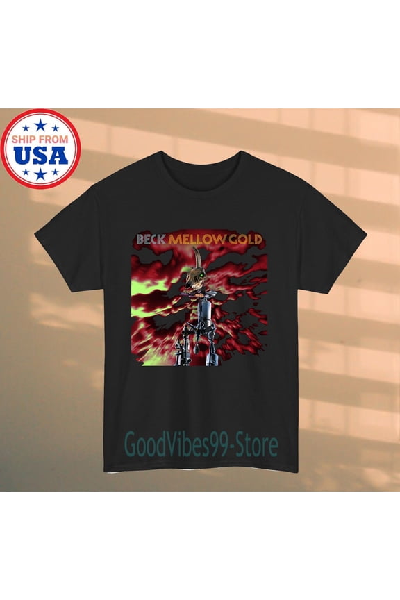 BECK Mellow Gold Men's Black T-shirt Size S-5XL