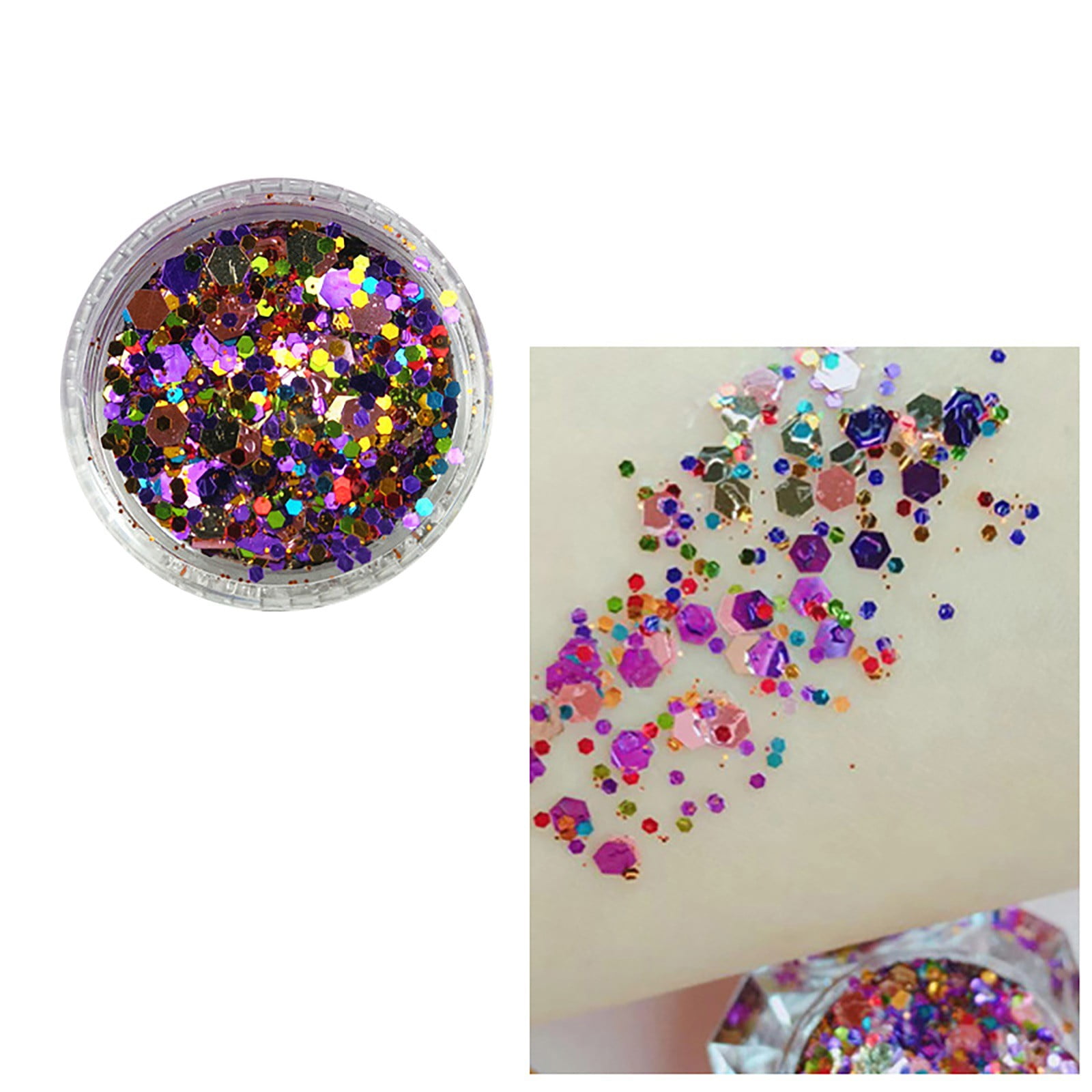 BECLOTH Body Glitter Concerts Music Festival Rave Accessories Face ...